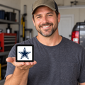 Dallas Cowboys NFL 3-Inch Square Hitch Cover for 1.25 or 2 Inch Receiver