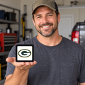 Green Bay Packers NFL 3-Inch Square Hitch Cover for 1.25 or 2 Inch Receiver