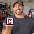 Cleveland Guardians MLB 3-Inch Square Hitch Cover for 1.25 or 2 Inch Receiver