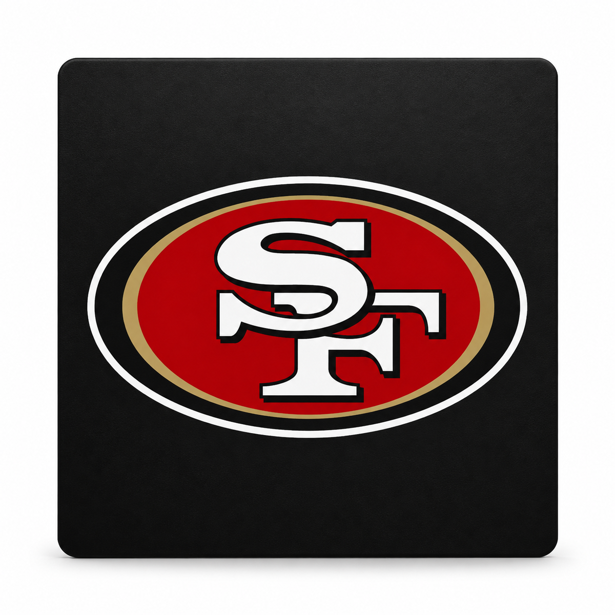 San Francisco 49ers NFL 3-Inch Square Hitch Cover for 1.25 or 2 Inch Receiver