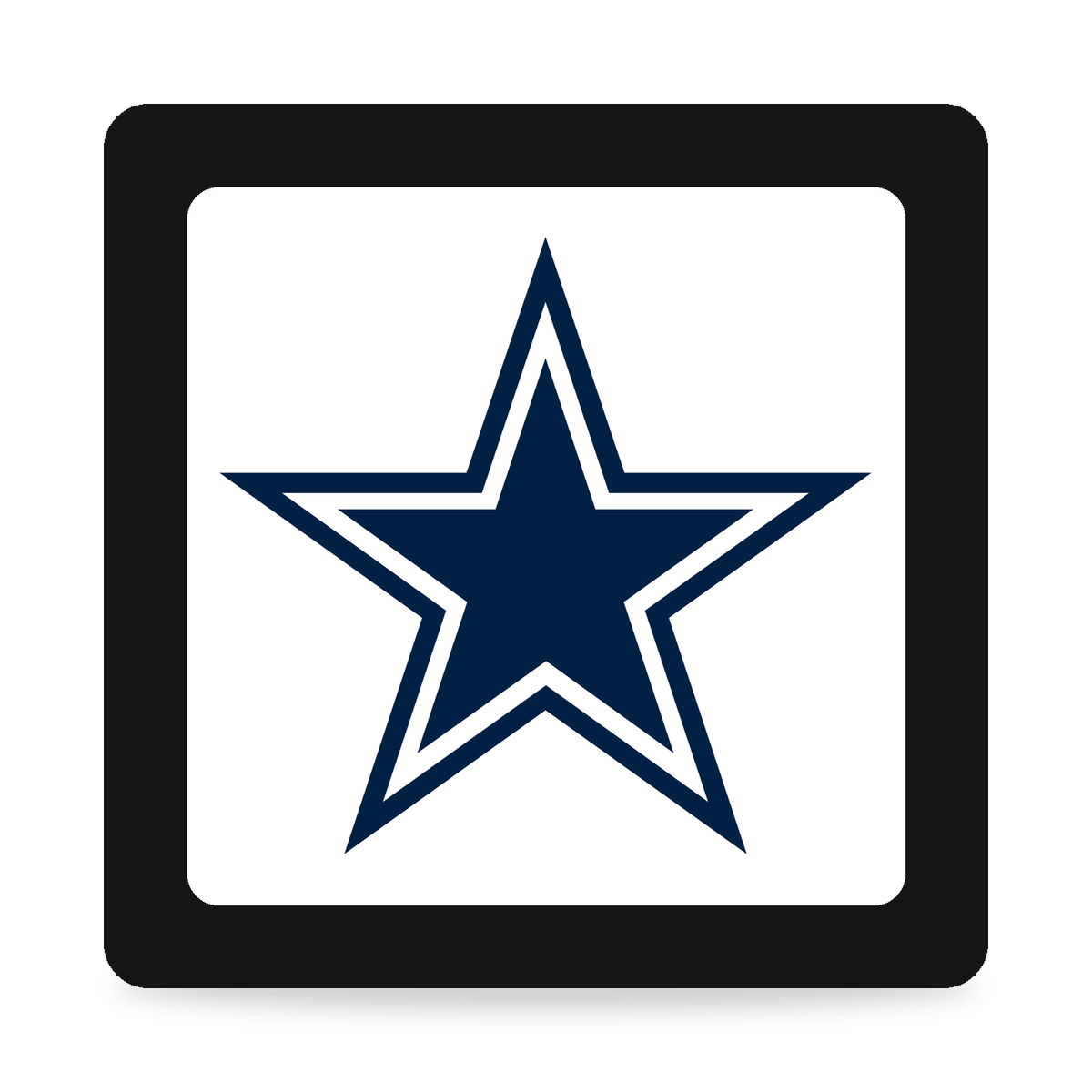 Dallas Cowboys NFL 3-Inch Square Hitch Cover for 1.25 or 2 Inch Receiver