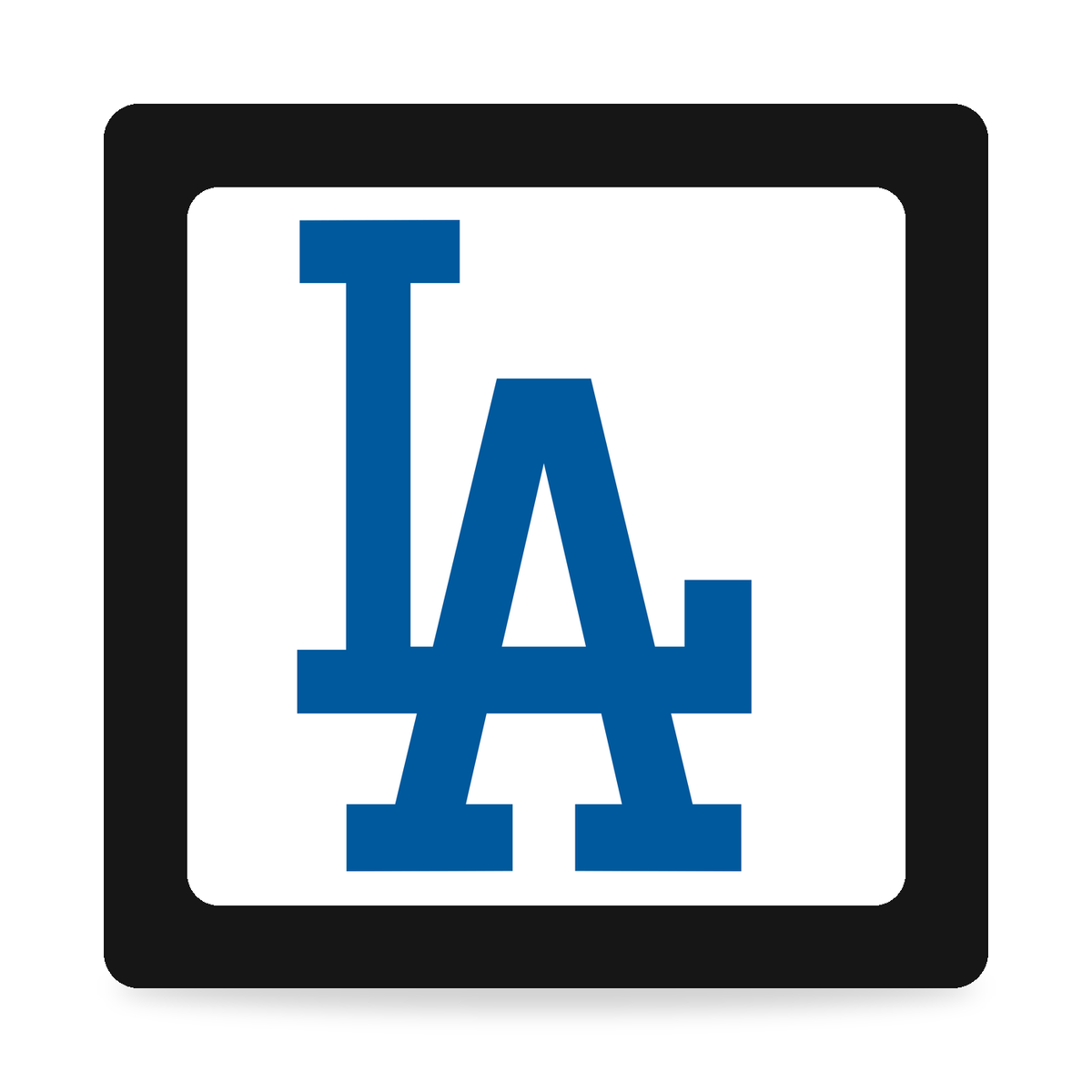 Los Angeles Dodgers MLB 3-Inch Square Hitch Cover for 1.25 or 2 Inch Receiver