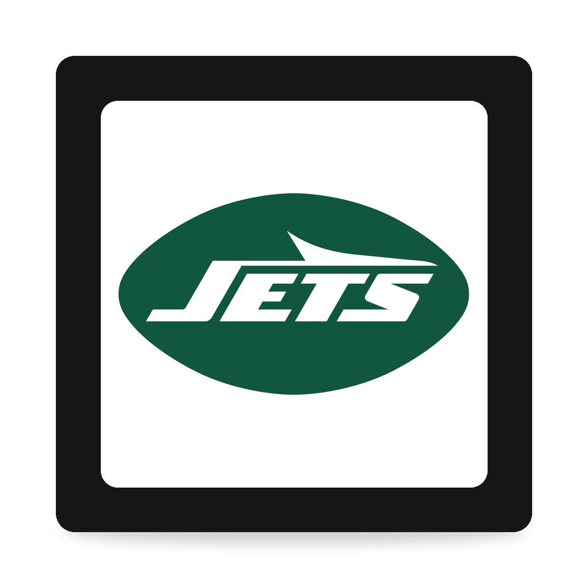 New York Jets NFL 3-Inch Square Hitch Cover for 1.25 or 2 Inch Receiver