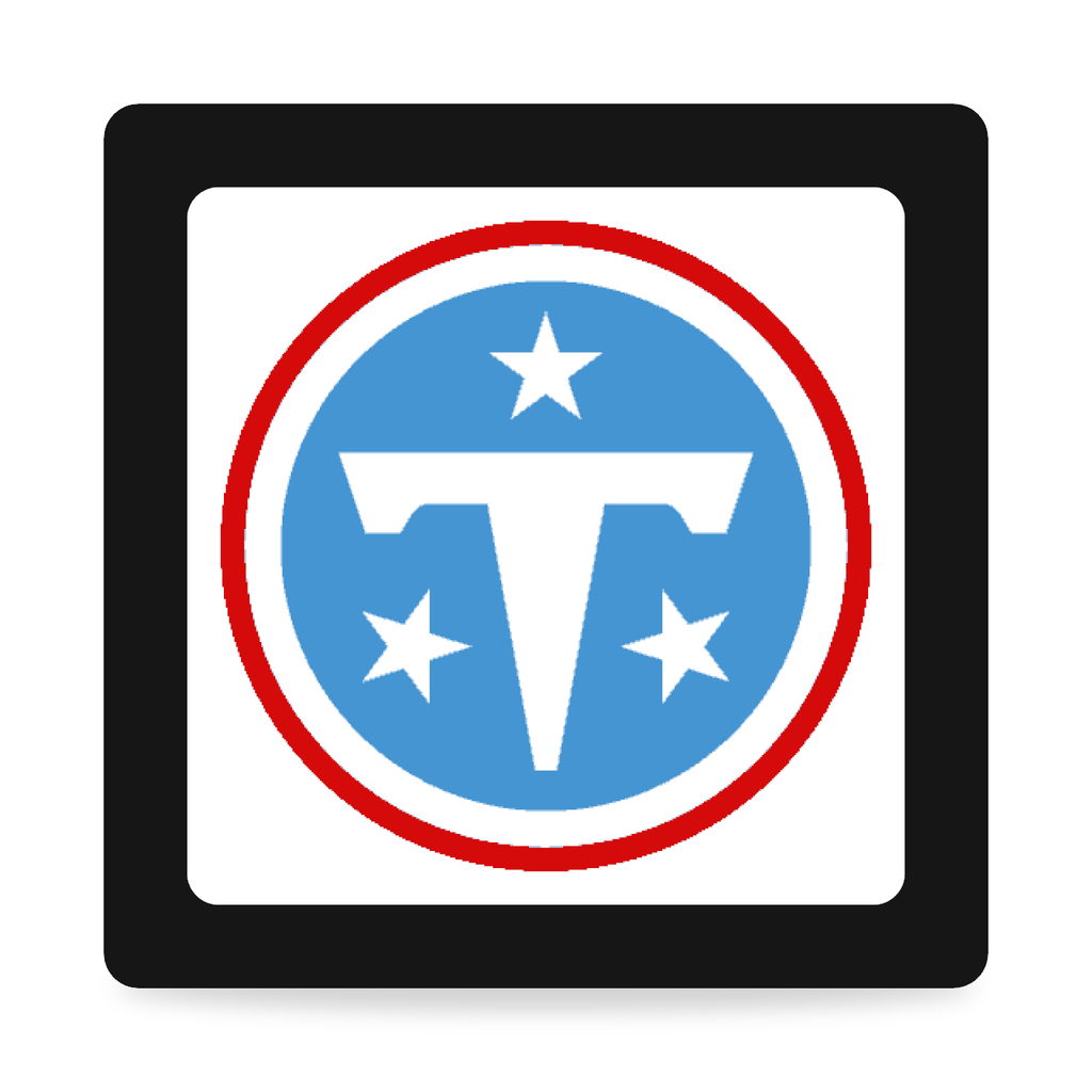 Tennessee Titans NFL 3-Inch Square Hitch Cover for 1.25 or 2 Inch Receiver