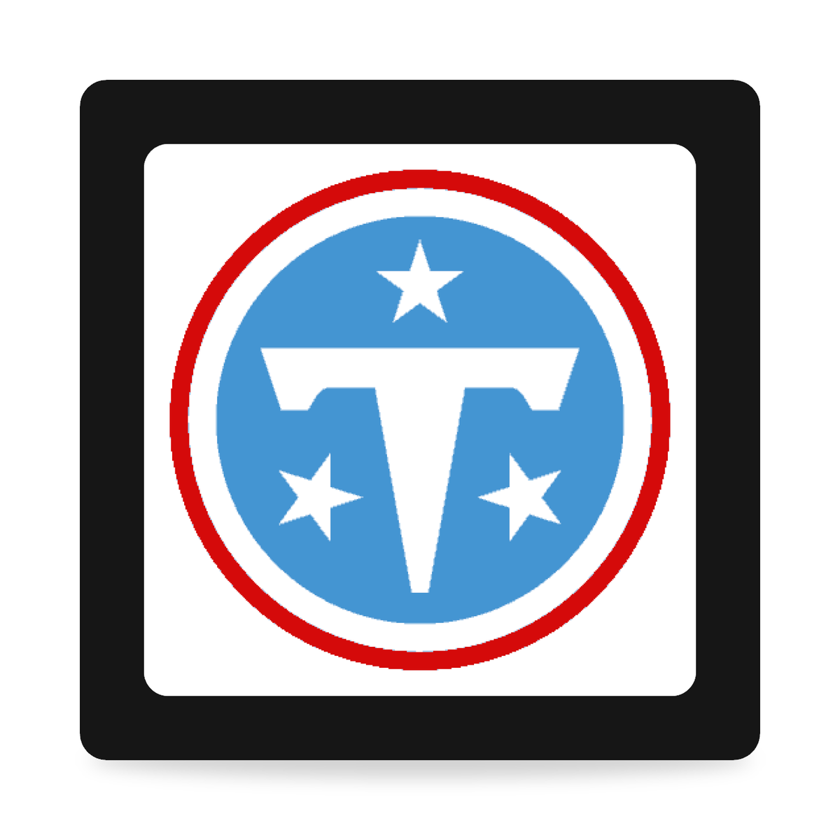 Tennessee Titans NFL 3-Inch Square Hitch Cover for 1.25 or 2 Inch Receiver
