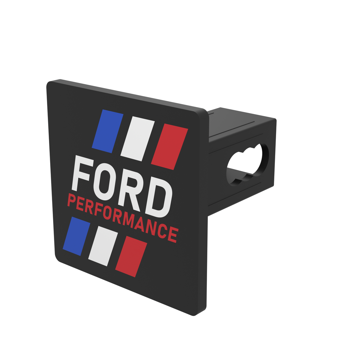 Ford Performance Stripes 3 Inch Square Hitch Cover for 1.25 or 2 Inch Receiver