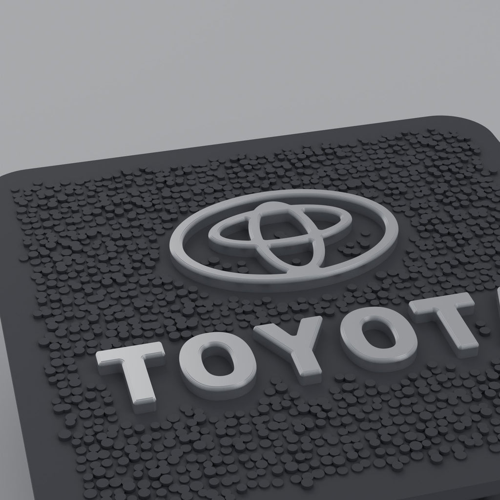 Hitch Receiver Plug Cover for Toyota Cars, Trucks and SUVs - Raised Logo, Textured Face