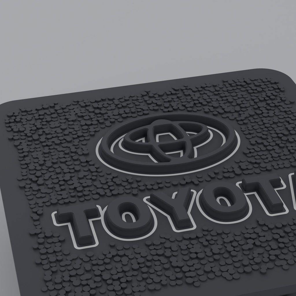 Hitch Receiver Plug Cover for Toyota Cars, Trucks and SUVs - Raised Logo, Textured Face