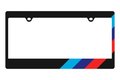 Black tricolor sweep frame CAD front view