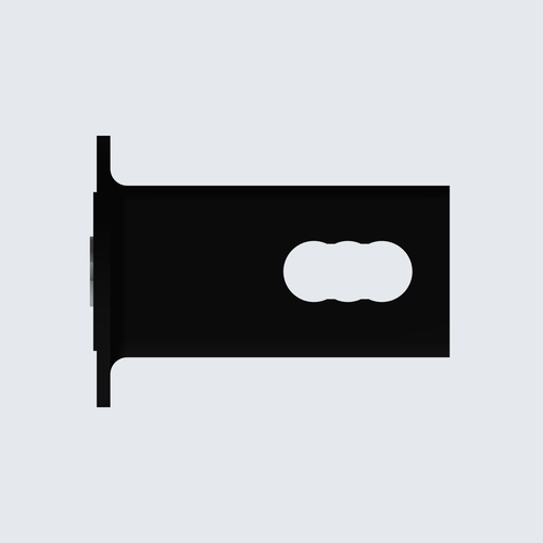 GMC oval trailer hitch cover view 6