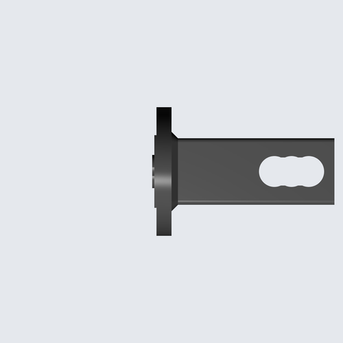 GMC oval trailer hitch cover view 9