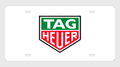 TAG Heuer License Plate Car Tag 12x6 White Red Green Shield - product design illustration
