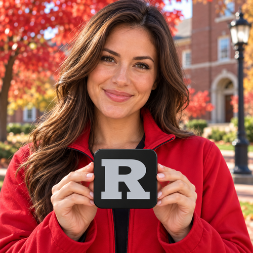 Rutgers Scarlet Knights Blackout Trailer Hitch Cover 2 Inch Receiver