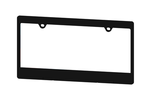 Reinforced rear retaining frame CAD view