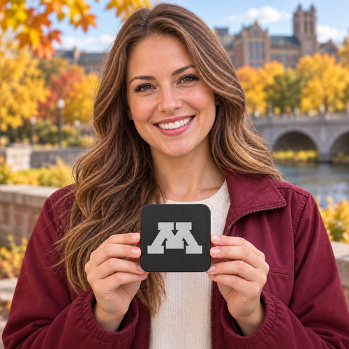 Minnesota Golden Gophers Blackout Trailer Hitch Cover 2 Inch Receiver