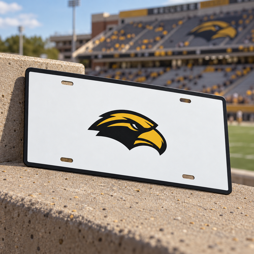 Southern Miss Golden Eagles College Football License Plate Car Tag 12x6 Front