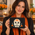 Sugar Skull Sign Dia de los Muertos Day of the Dead Decor Lightbox Shelf Unlit