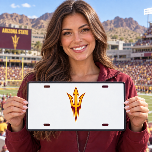 Arizona State Sun Devils ASU License Plate Car Tag 12x6 Front