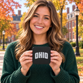 Ohio Bobcats Blackout Trailer Hitch Cover 2 Inch Receiver Black