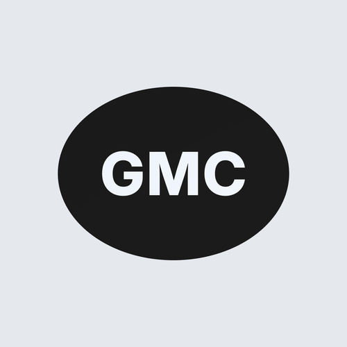 GMC oval trailer hitch cover view 10