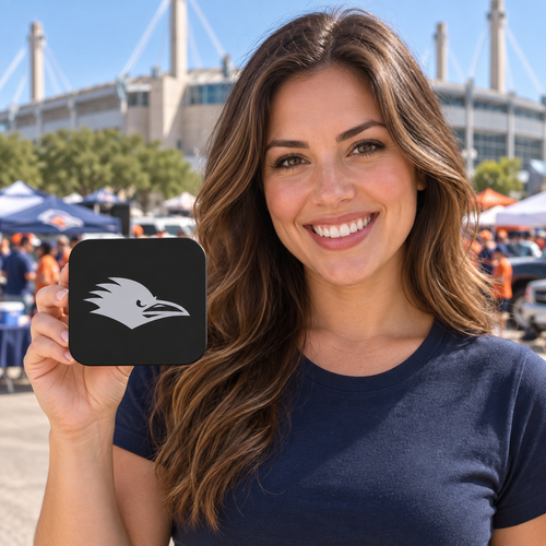 UTSA Roadrunners Blackout Trailer Hitch Cover 2 Inch Receiver Black