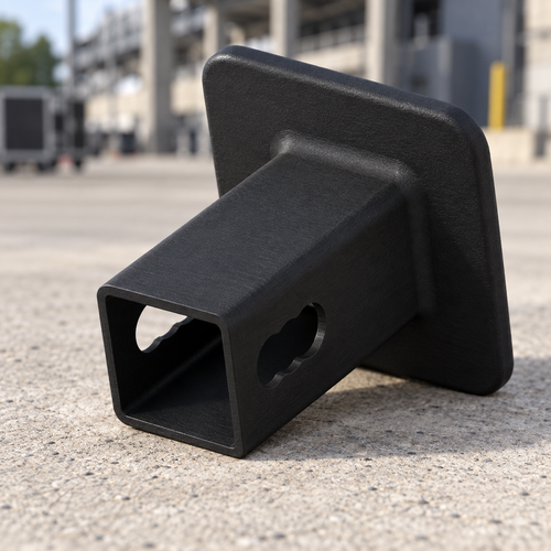 Air Force Falcons Blackout Trailer Hitch Cover 2 Inch Receiver Black