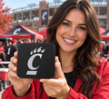 Cincinnati Bearcats Blackout Trailer Hitch Cover 2 Inch Receiver Black