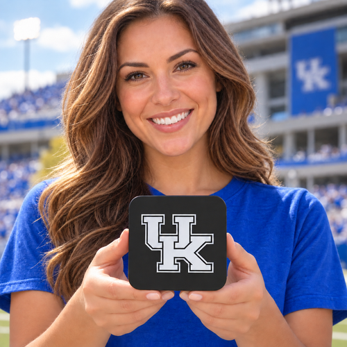Kentucky Wildcats UK Blackout Trailer Hitch Cover 2 Inch Receiver Black