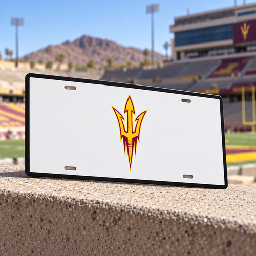 Arizona State Sun Devils ASU License Plate Car Tag 12x6 Front