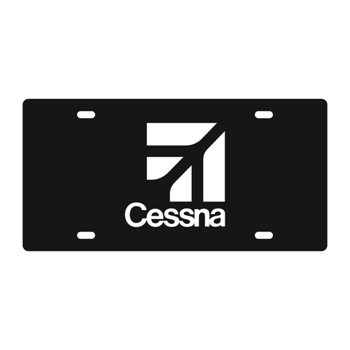 Cessna decorative tag - exact CAD front rendering