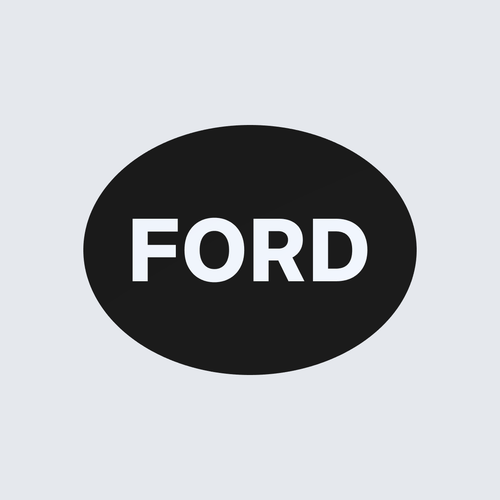Ford oval trailer hitch cover view 10