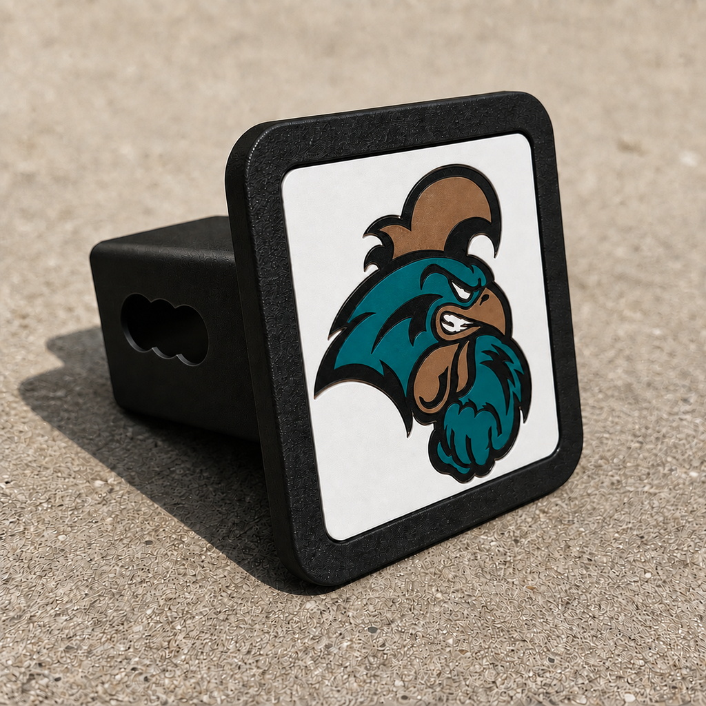 Coastal Carolina Chanticleers CCU Trailer Hitch Cover 2 Inch Receiver