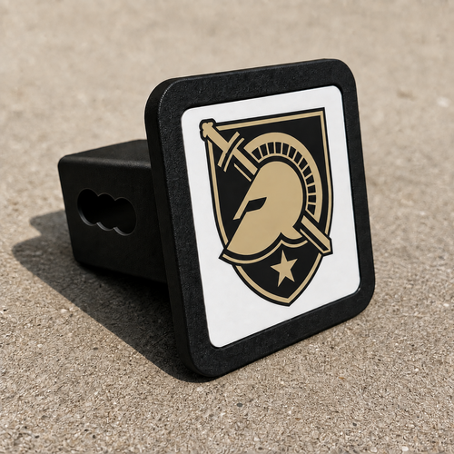 Army Black Knights Trailer Hitch Cover 2 Inch Receiver