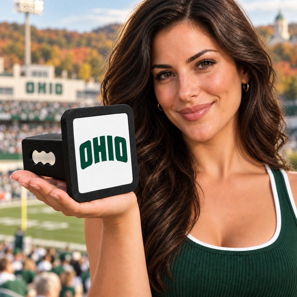 Ohio Bobcats Trailer Hitch Cover 2 Inch Receiver