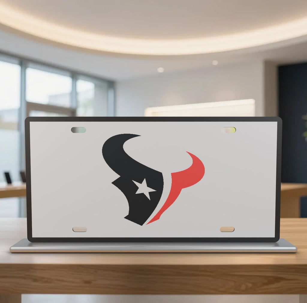 Houston Texans Football License Plate Car Tag 12x6 Front Novelty Vanity