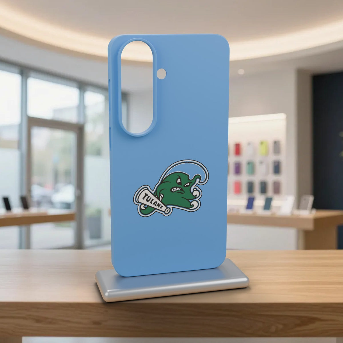 Tulane Green Wave Phone Case Cover iPhone 17 Pro Max Samsung Galaxy S26 Slim