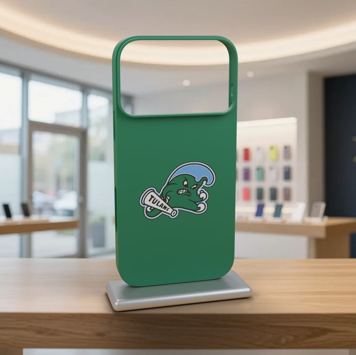 Tulane Green Wave Phone Case Cover iPhone 17 Pro Max Samsung Galaxy S26 Slim