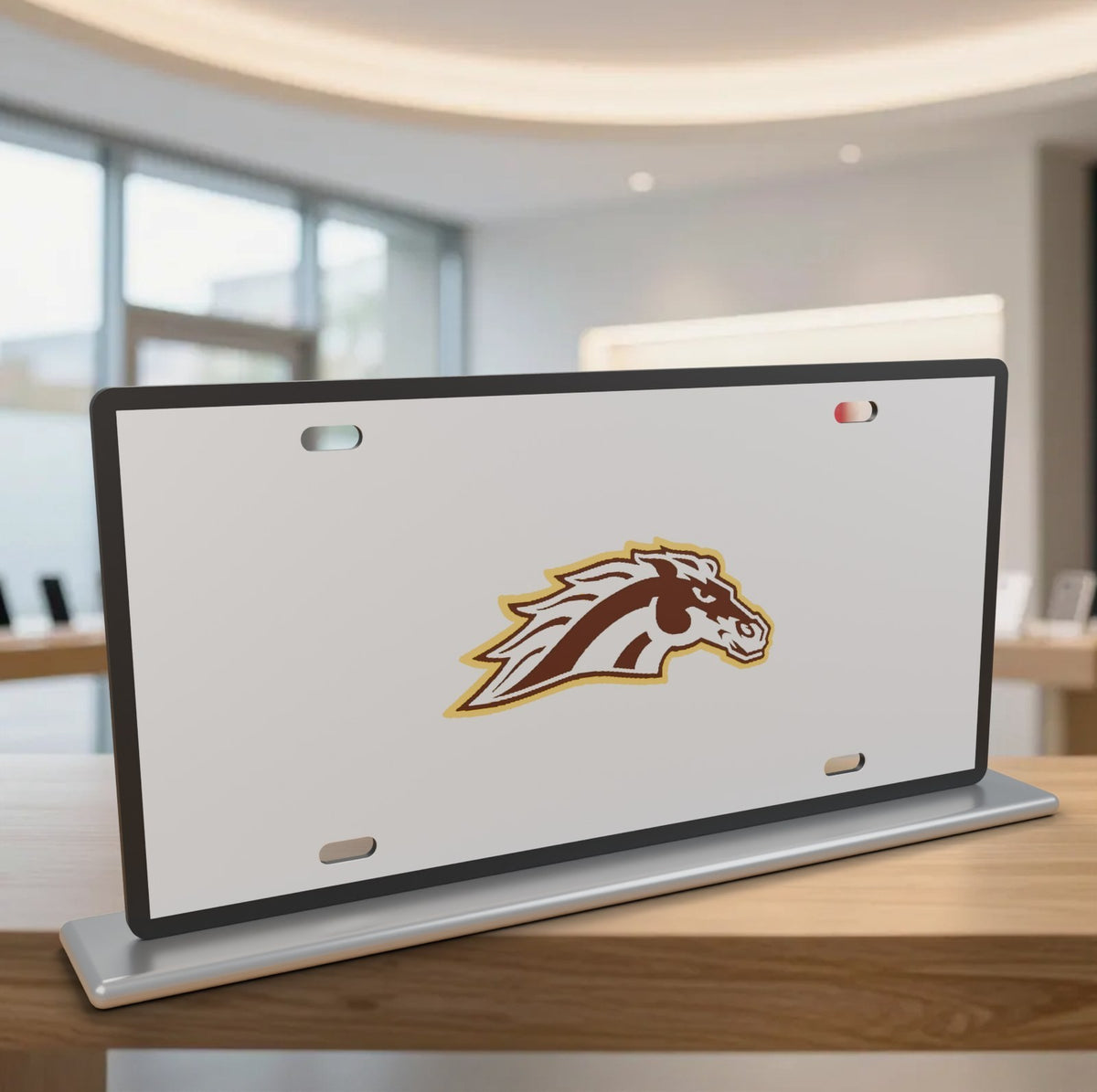 Western Michigan Broncos WMU License Plate Car Tag 12x6 Front