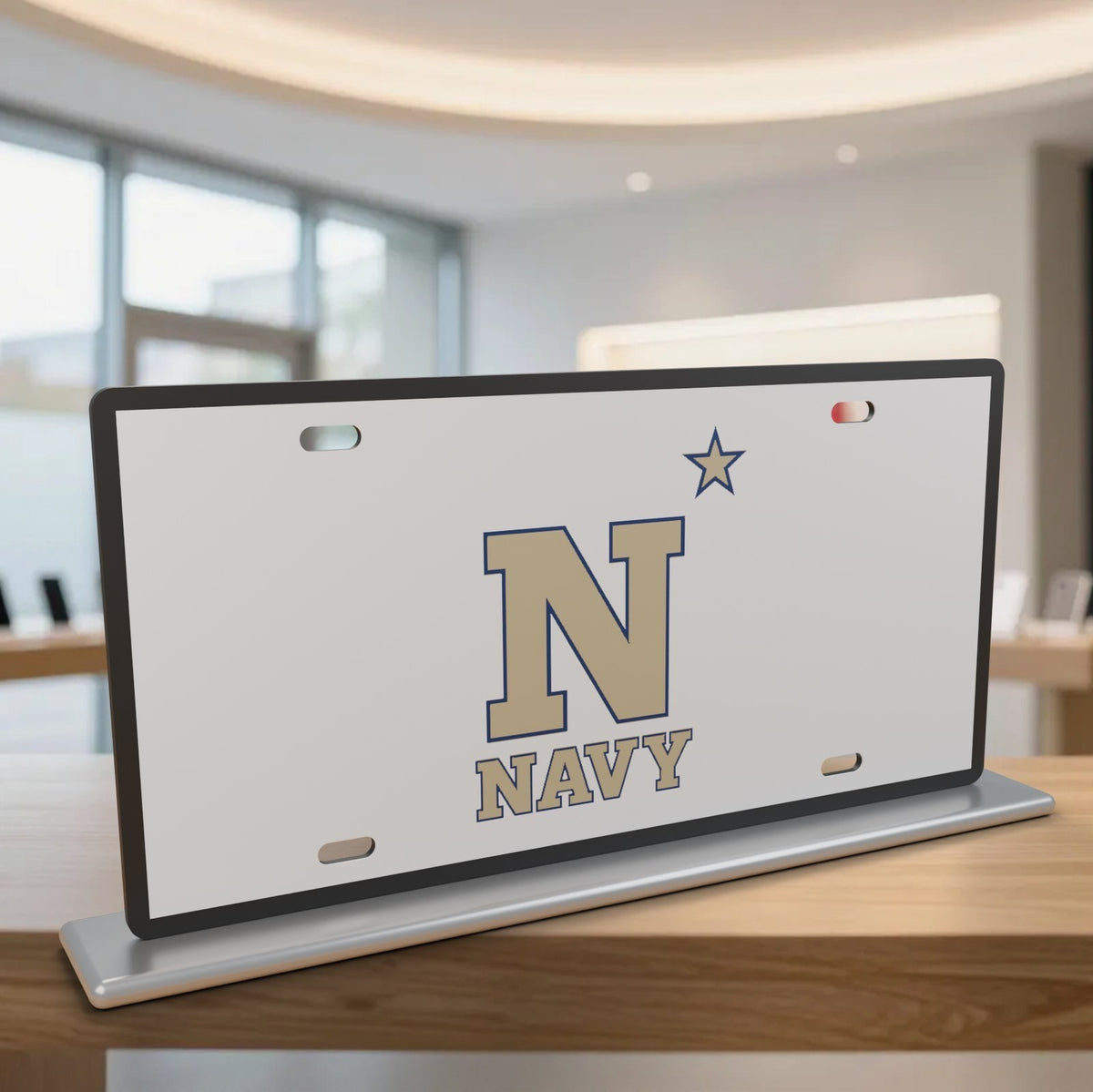 Navy Midshipmen College Football License Plate Car Tag 12x6 Front Novelty Vanity
