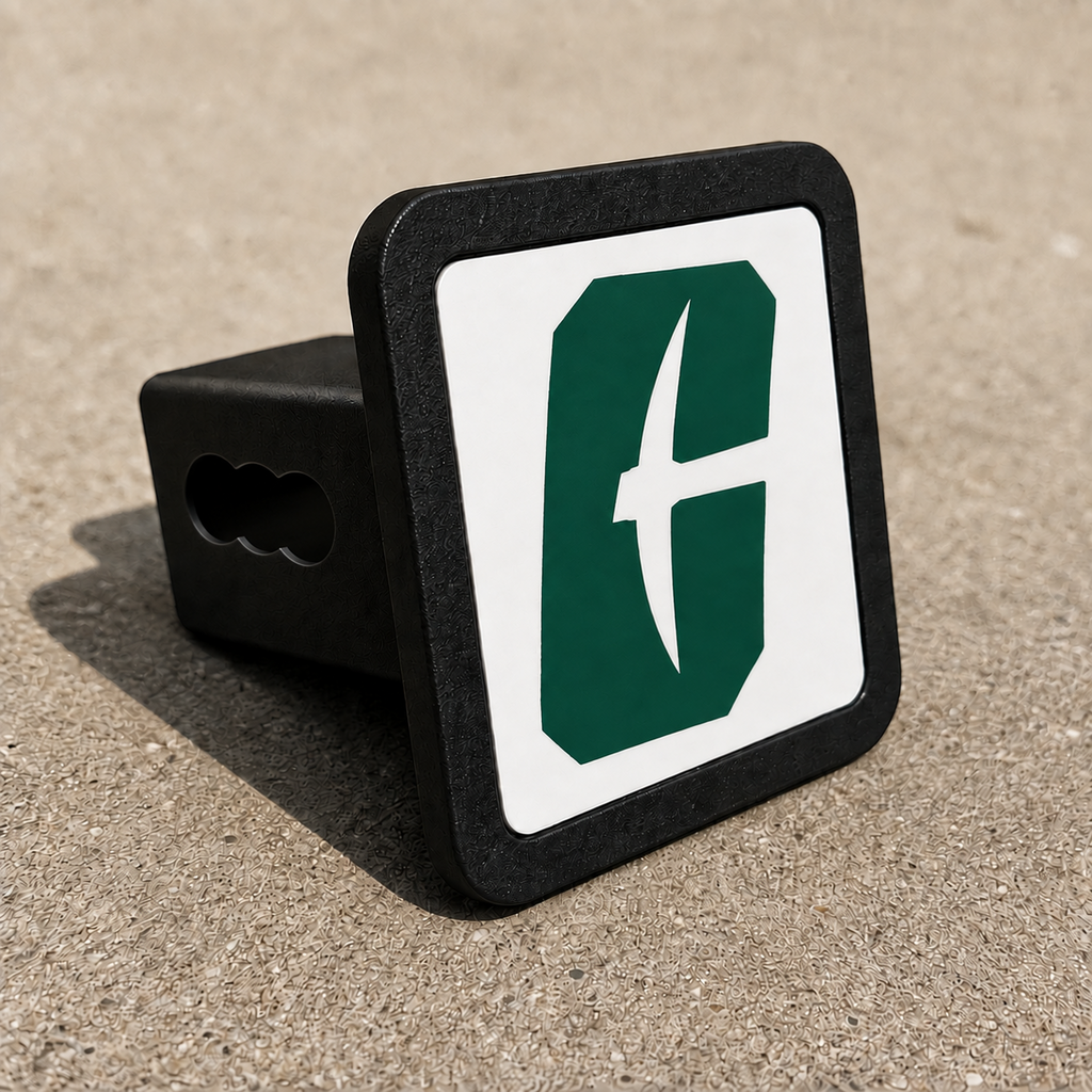 Charlotte 49ers Trailer Hitch Cover 2 Inch Receiver