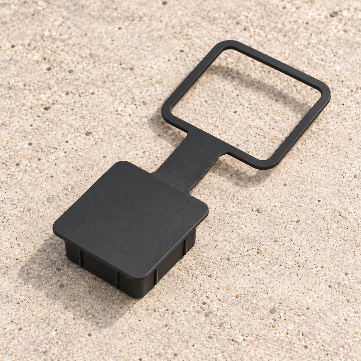 Trailer Hitch Cover Plug 2 Inch Receiver Black Cap Truck SUV Tow