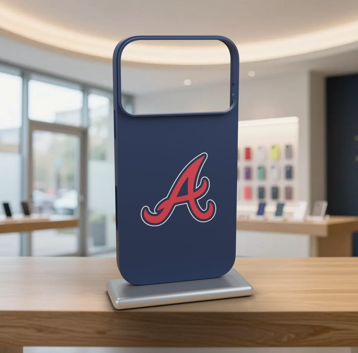 Atlanta Braves Phone Case for iPhone 17 Pro Max Samsung Galaxy S26 Cover Slim