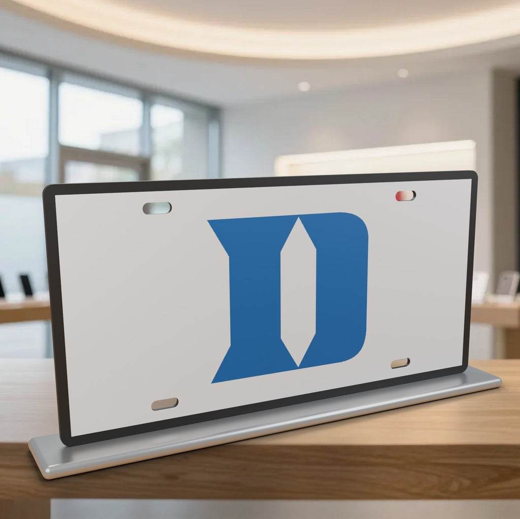 Duke Blue Devils College Football License Plate Car Tag 12x6 Front Novelty