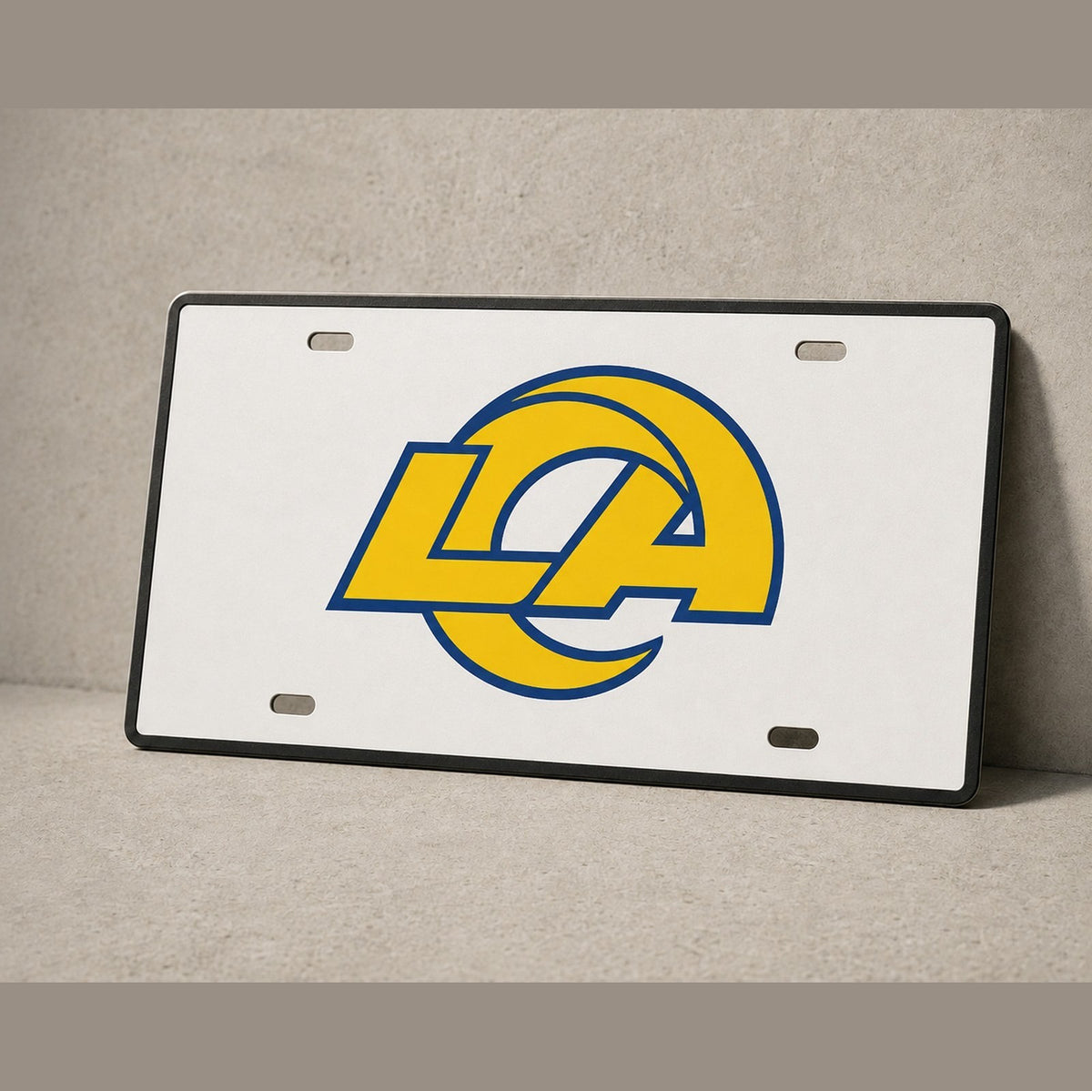 Los Angeles Rams Football License Plate Car Tag 12x6 Front Novelty Vanity