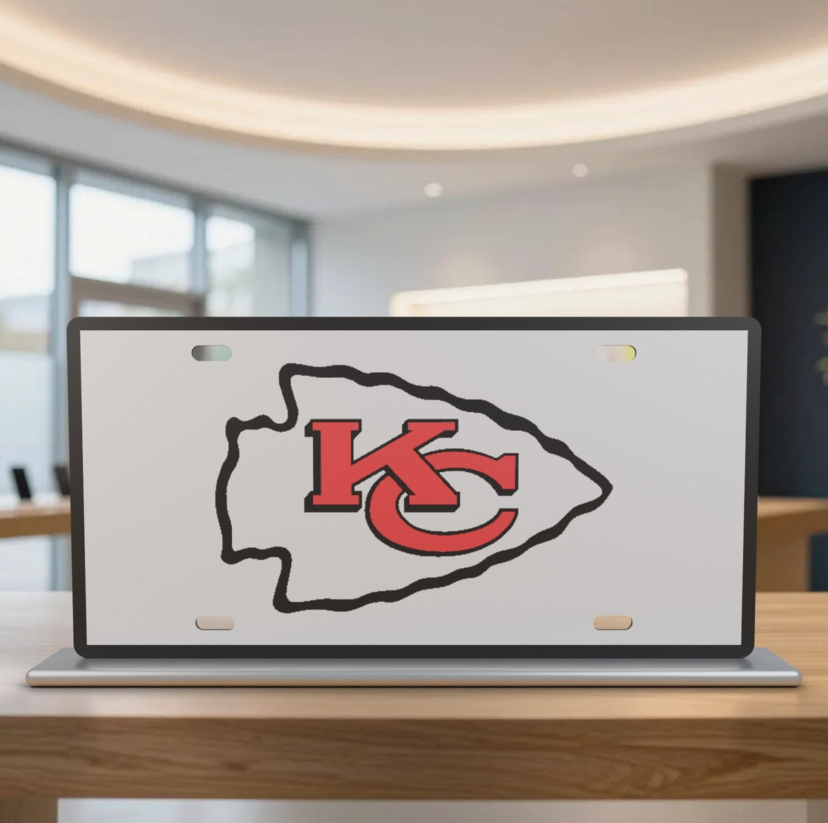 Kansas City Chiefs Football License Plate Car Tag 12x6 Front Novelty Vanity