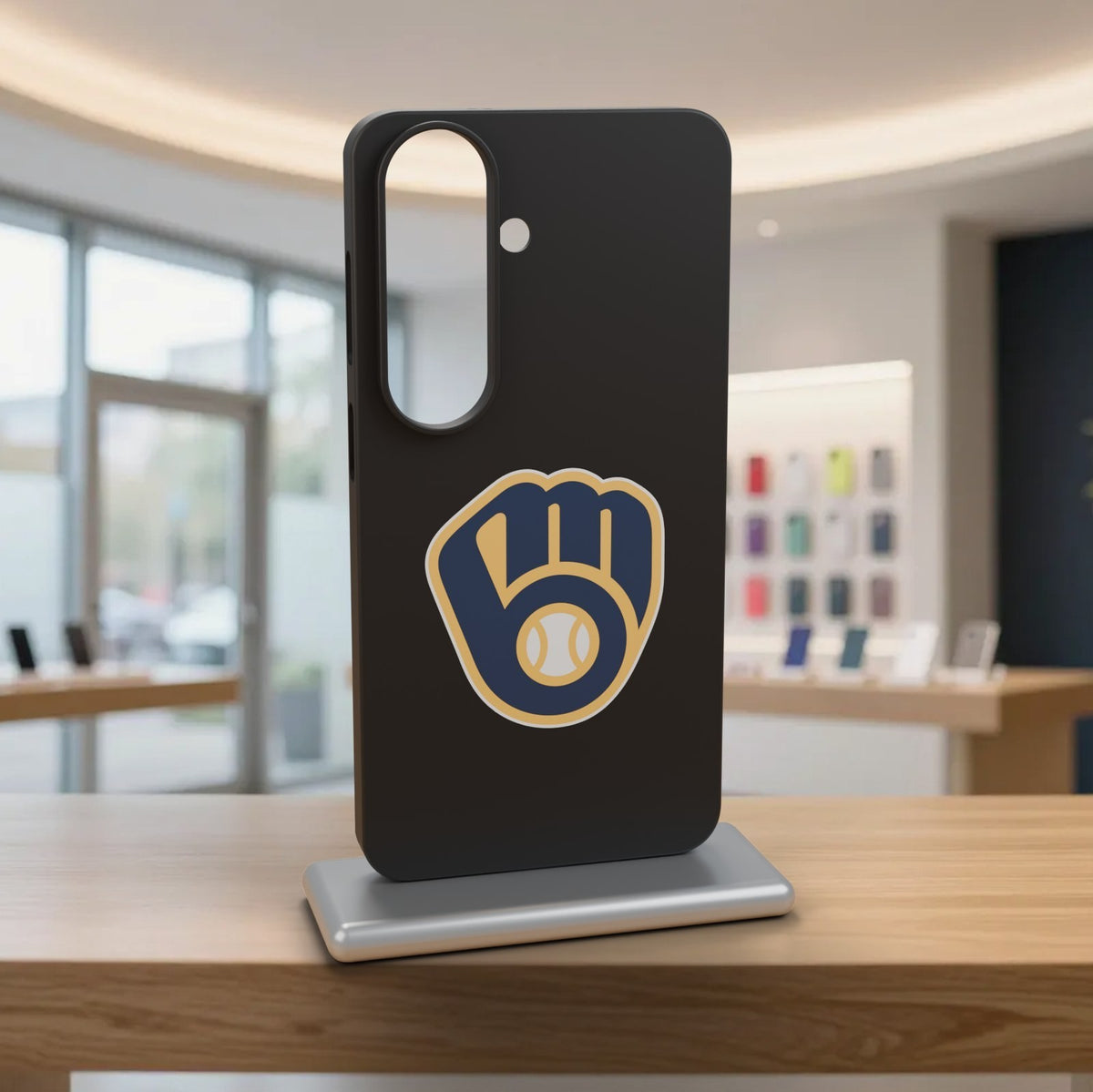 Milwaukee Brewers Phone Case for iPhone 17 Pro Max Samsung Galaxy S26 Cover Slim