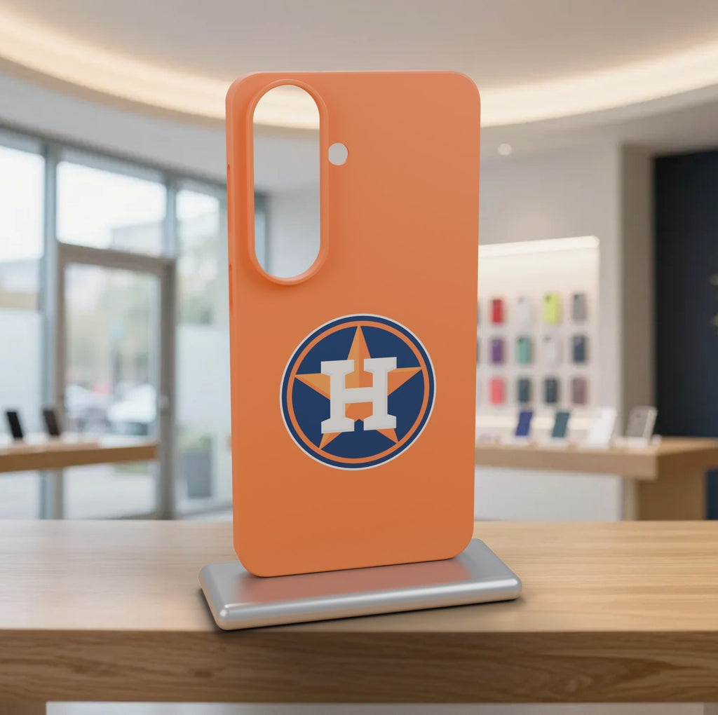 Houston Astros Phone Case for iPhone 17 Pro Max Samsung Galaxy S26 Cover Slim