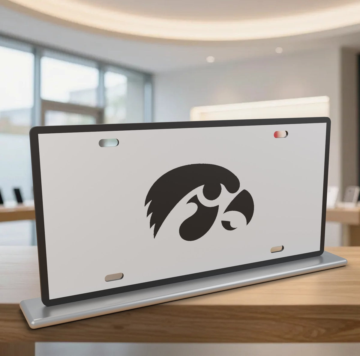 Iowa Hawkeyes College Football License Plate Car Tag 12x6 Front Novelty Vanity