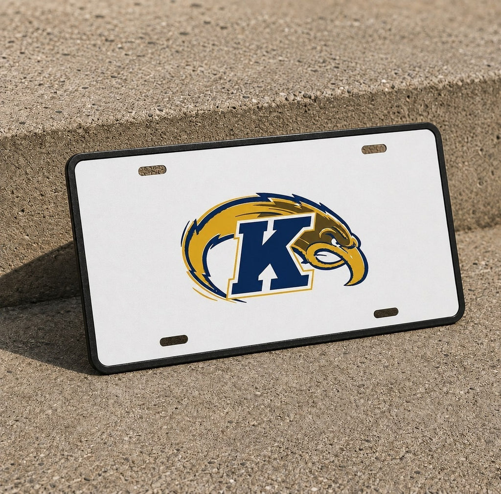 Kent State Golden Flashes College Football License Plate Car Tag 12x6 Front
