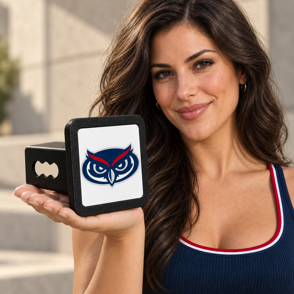 Florida Atlantic Owls FAU Trailer Hitch Cover 2 Inch Receiver